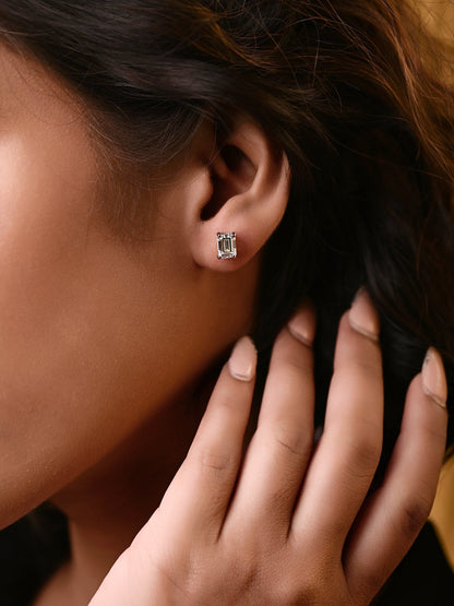 Swarovski Crystal Emerald Stud