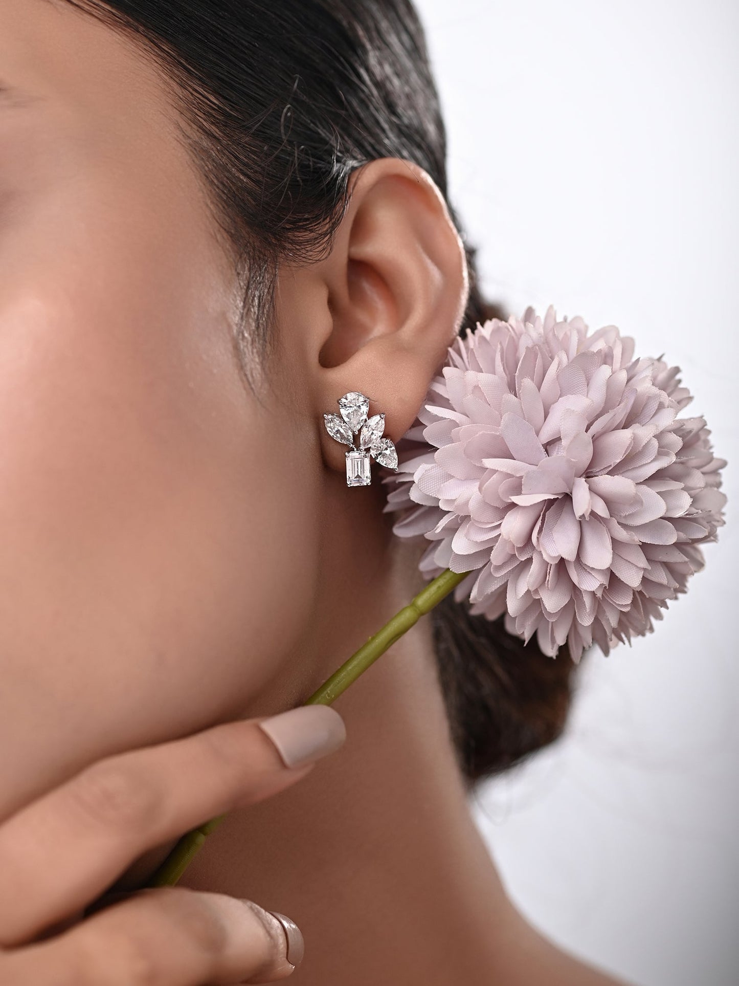 Multi Shape Swarovski Crystal Stud