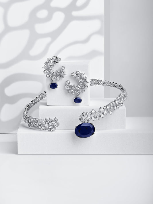 Sapphire & Diamond Chic Set