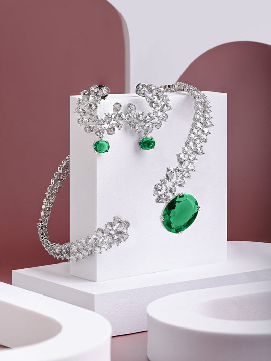 Diamond & Emerald Chic Set
