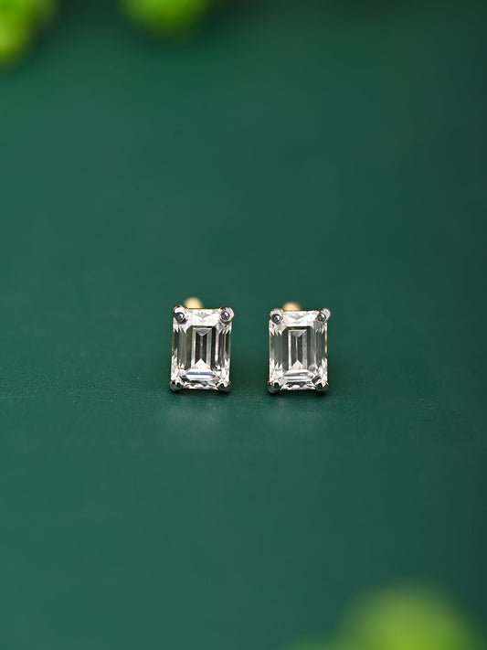 Swarovski Crystal Emerald Stud
