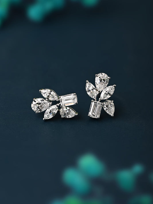 Multi Shape Swarovski Crystal Stud