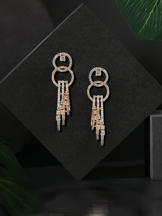 Interlaced Diamond Circles with Hanging Rings