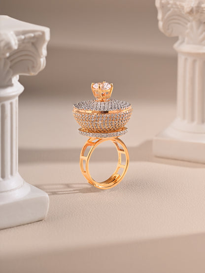 Italian Rotating Crown Ring