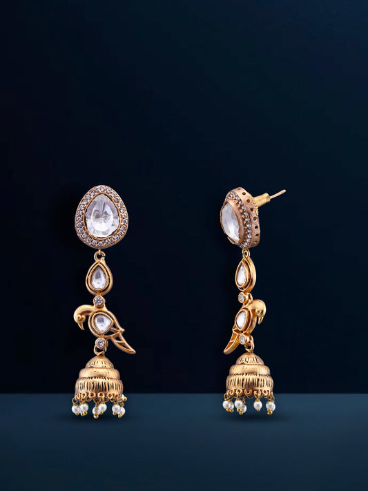 Fusion Polki Earrings