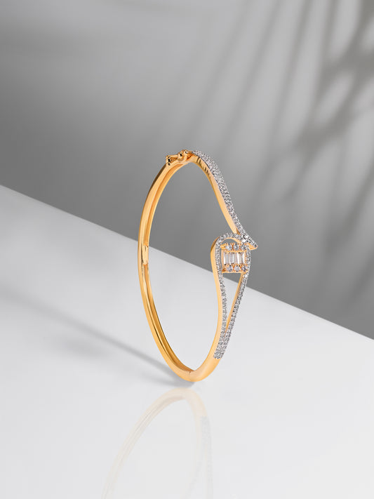 Diamonds in a Loop Bracelet