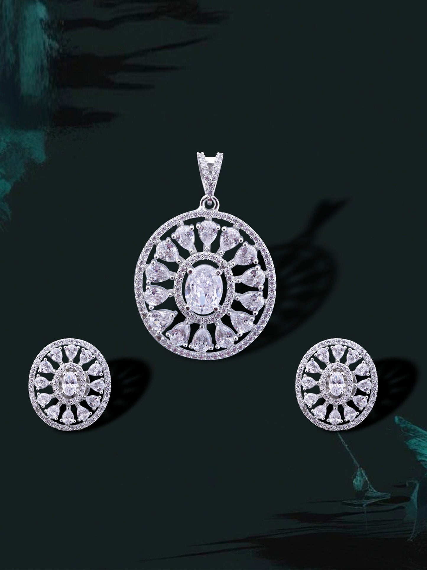 Diamond Pendant Set