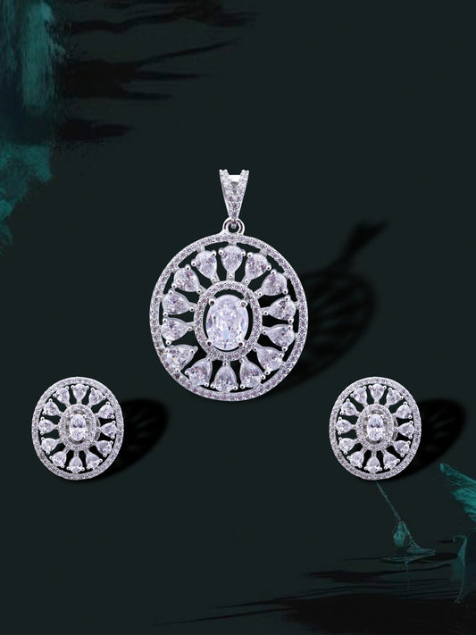 Diamond Pendant Set