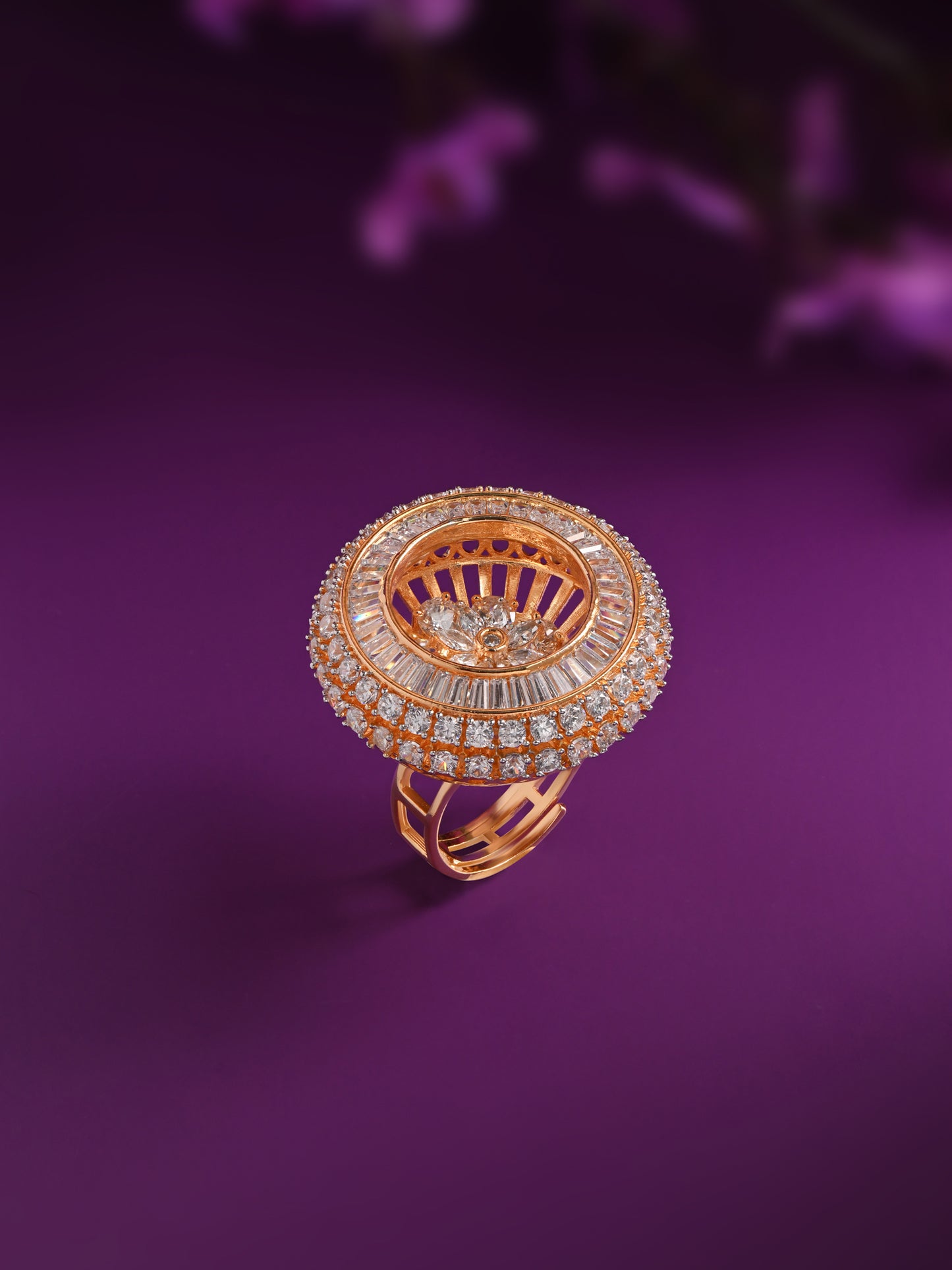 Blossoming Diamond Ring