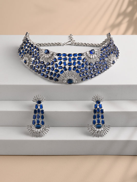 Sapphire & Diamond Chic Set